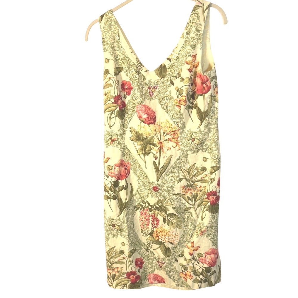 Talbots Floral Botanical V-Neck Sleeveless Shift Dress Size 10 Garden party - Picture 1 of 8